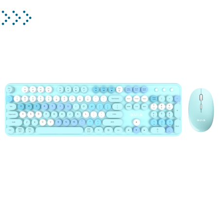 Клавиатуры AULA AC306 Blue-Colorful